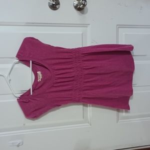 Purple peasant top